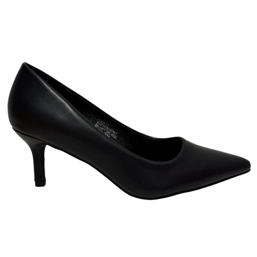 CHASE+CHLOE / Julian-1 / Black / Faux Leather / Pointed / Toe / Pumps With 2.5"